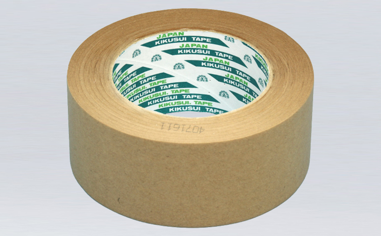 日本菊水無(wú)淋膜涂層牛皮紙膠帶,原紙牛皮紙膠帶,橡膠防滑牛皮紙膠帶,天熱橡膠粘合劑,符合ROSH環(huán)保要求